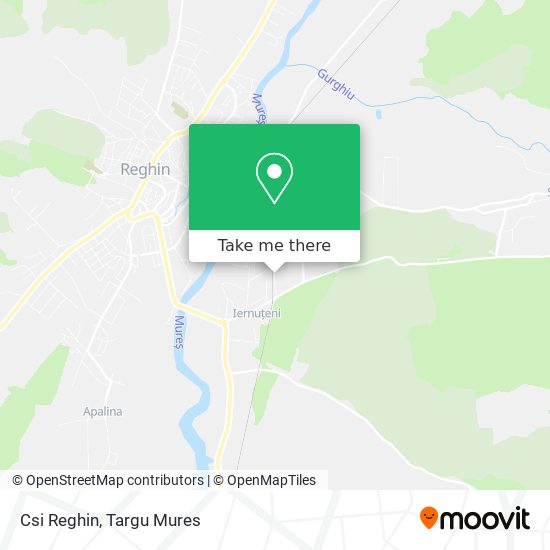 Csi Reghin map