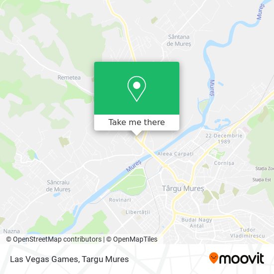 Las Vegas Games map