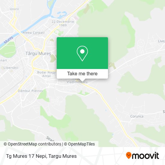 Tg Mures 17 Nepi map