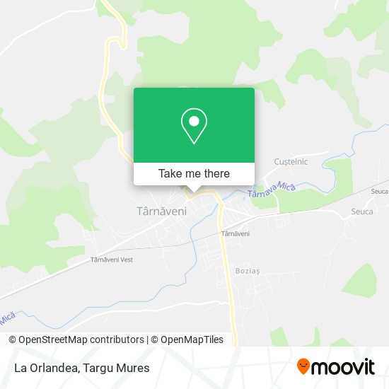 La Orlandea map