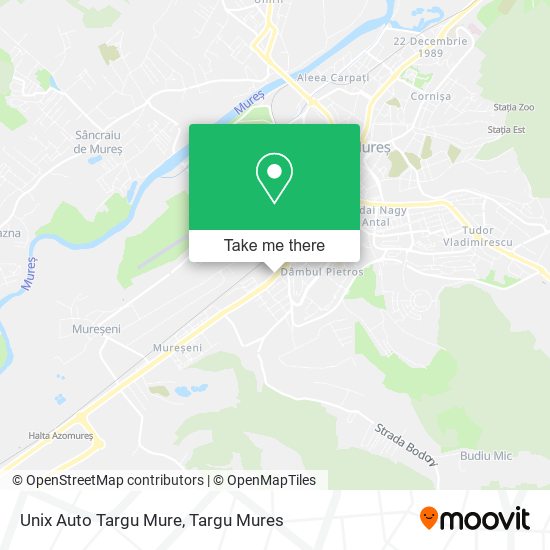 Unix Auto Targu Mure map