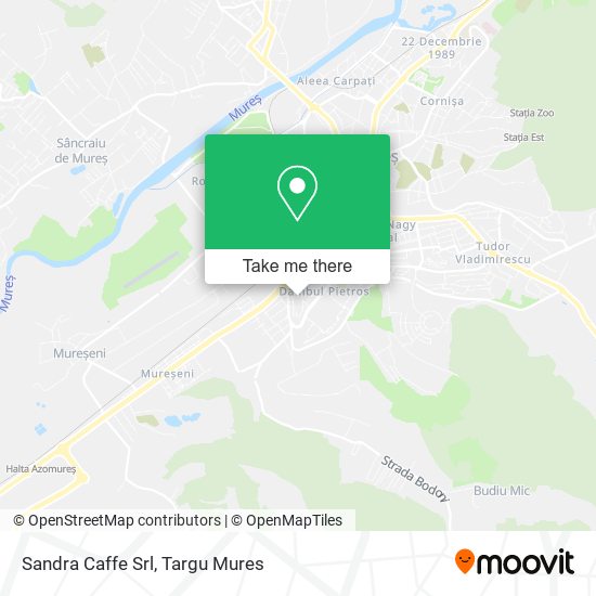 Sandra Caffe Srl map