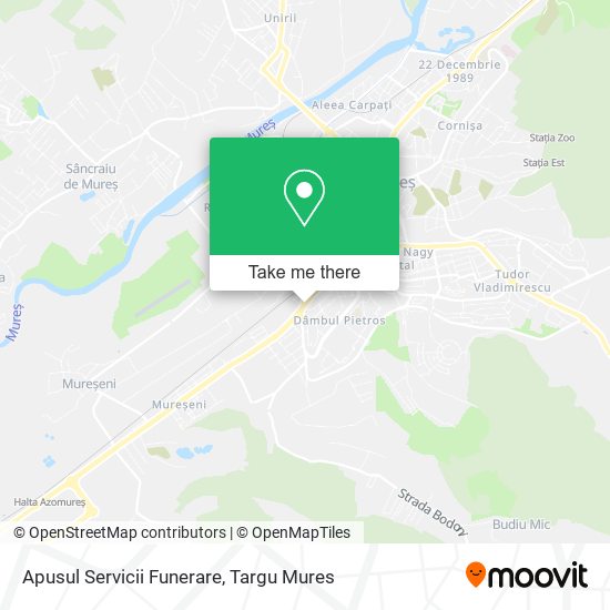 Apusul Servicii Funerare map