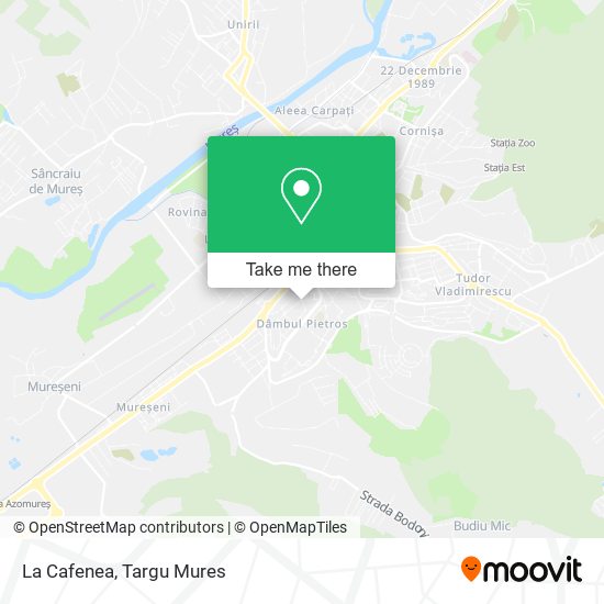 La Cafenea map