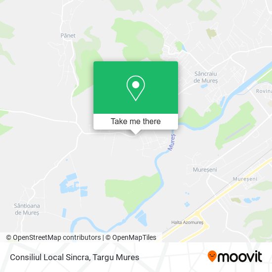 Consiliul Local Sincra map