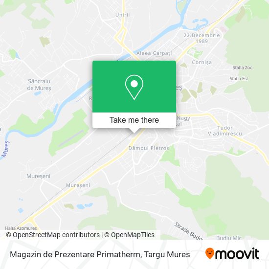 Magazin de Prezentare Primatherm map