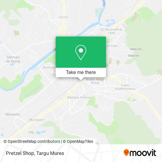 Pretzel Shop map