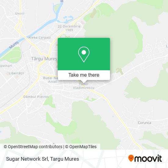 Sugar Network Srl map