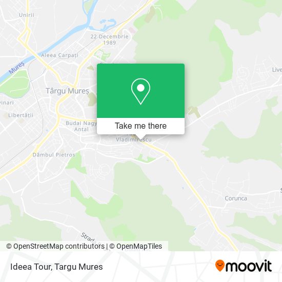 Ideea Tour map