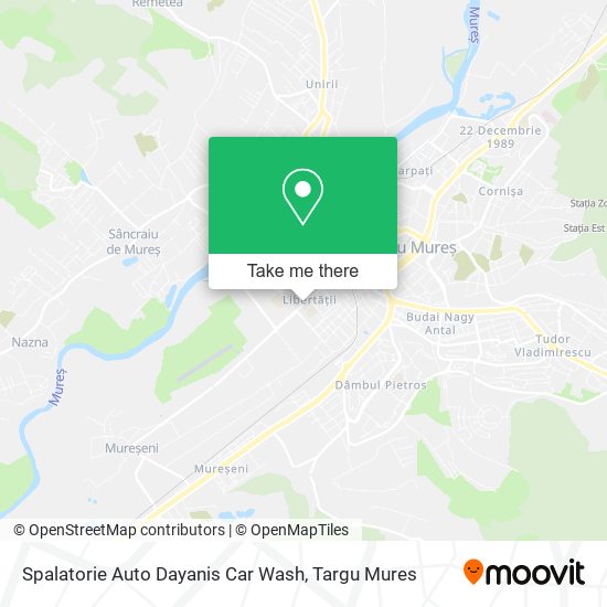 Spalatorie Auto Dayanis Car Wash map
