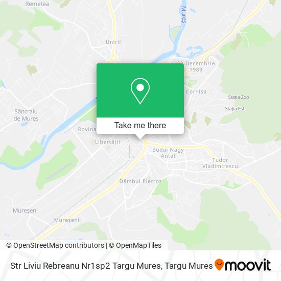Str Liviu Rebreanu Nr1sp2 Targu Mures map
