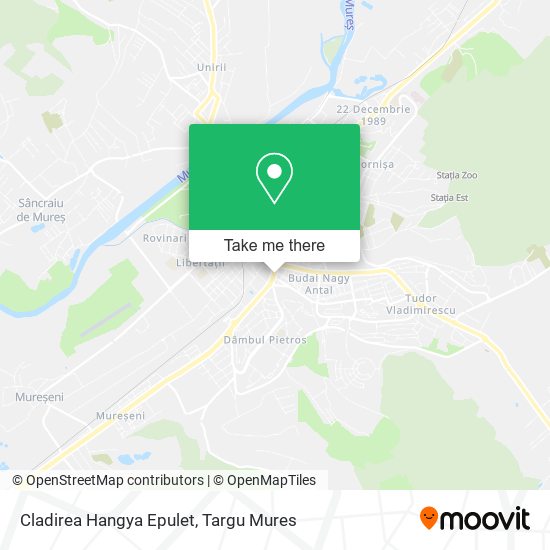 Cladirea Hangya Epulet map