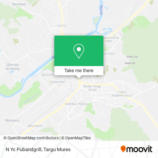 N Yc Pubandgrill map