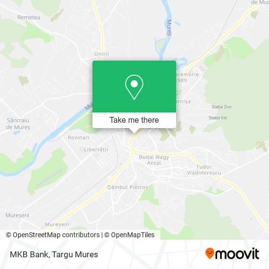 MKB Bank map