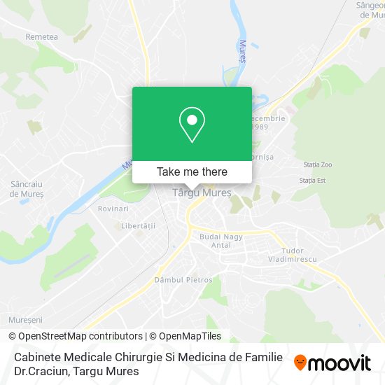 Cabinete Medicale Chirurgie Si Medicina de Familie Dr.Craciun map