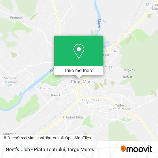 Gent's Club - Piata Teatrului map