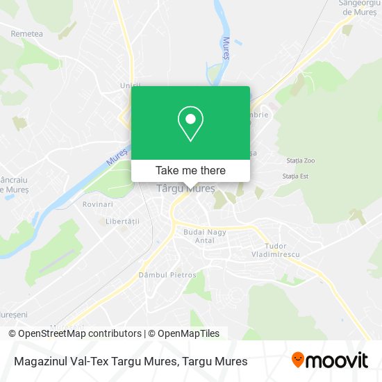 Magazinul Val-Tex Targu Mures map