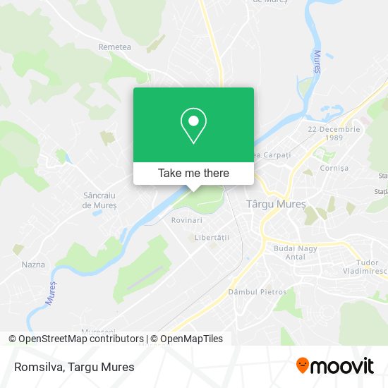 Romsilva map