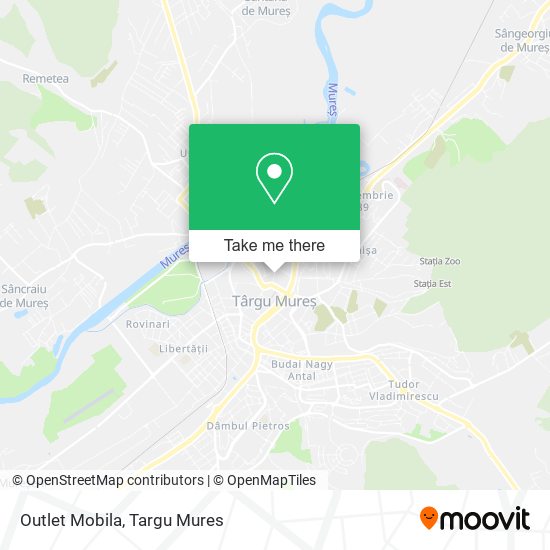 Outlet Mobila map