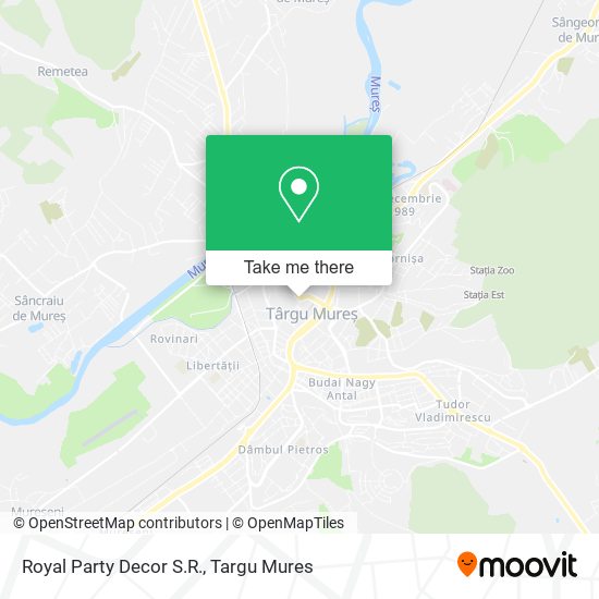 Royal Party Decor S.R. map