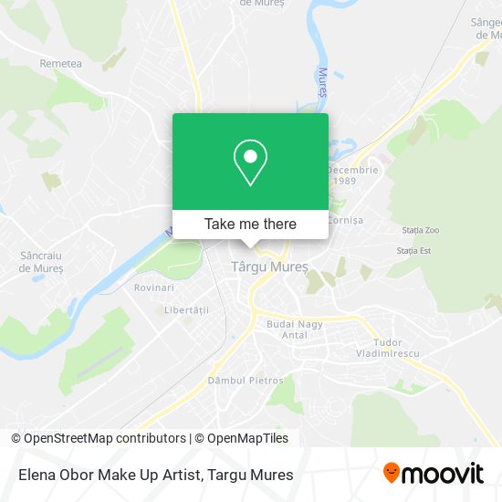Elena Obor Make Up Artist map
