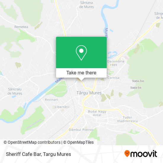 Sheriff Cafe Bar map