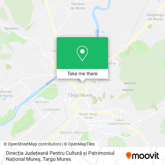 Direcția Județeană Pentru Cultură și Patrimoniul Național Mureș map