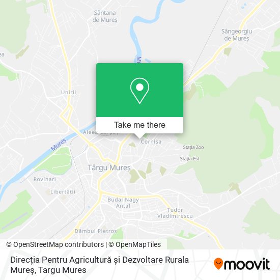 Direcția Pentru Agricultură și Dezvoltare Rurala Mureș map