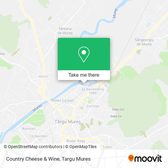 Country Cheese & Wine map