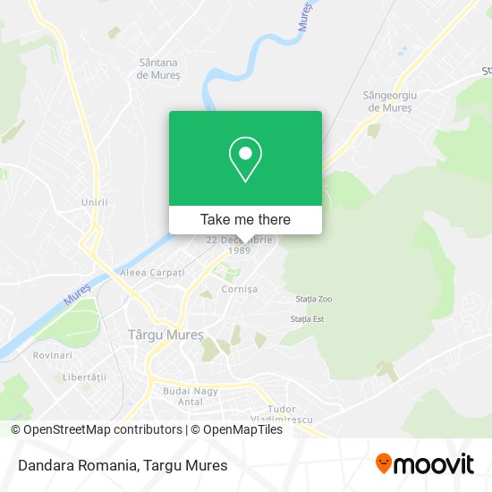 Dandara Romania map