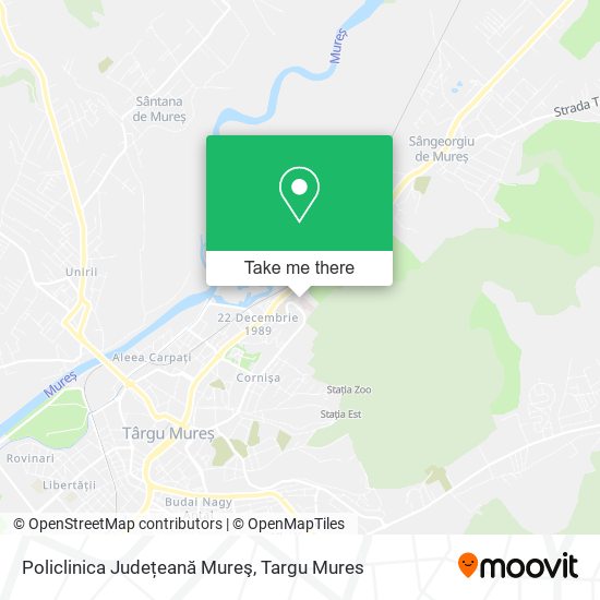 Policlinica Județeană Mureş map
