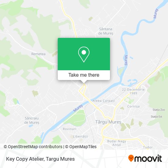 Key Copy Atelier map