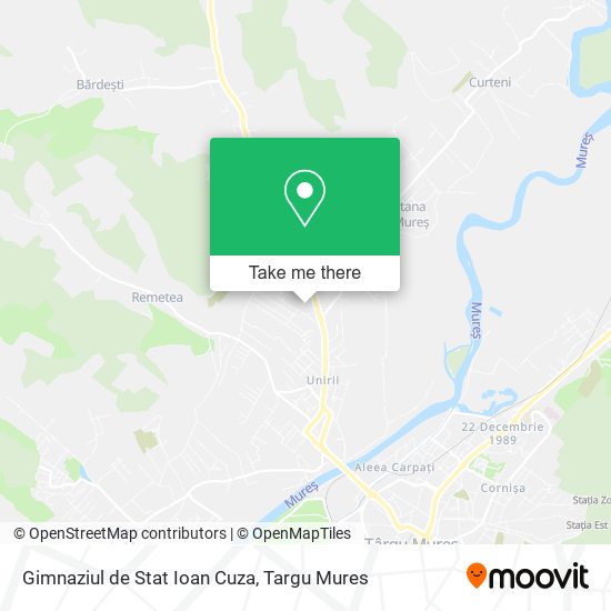 Gimnaziul de Stat Ioan Cuza map