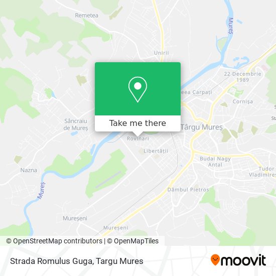 Strada Romulus Guga map