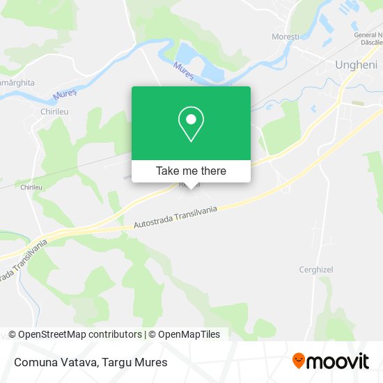 Comuna Vatava map