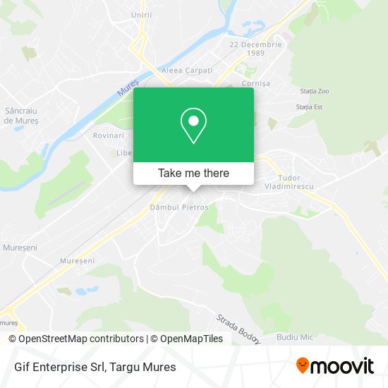 Gif Enterprise Srl map