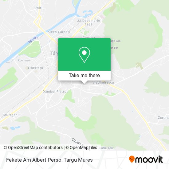 Fekete Am Albert Perso map