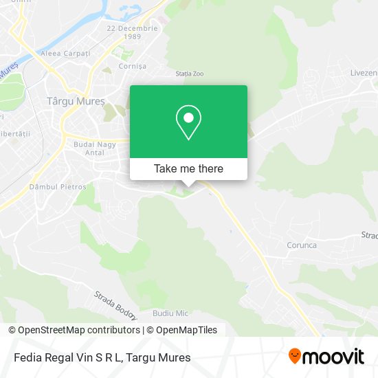 Fedia Regal Vin S R L map