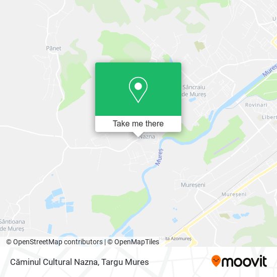 Căminul Cultural Nazna map
