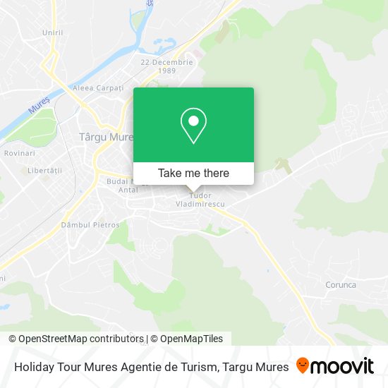 Holiday Tour Mures Agentie de Turism map