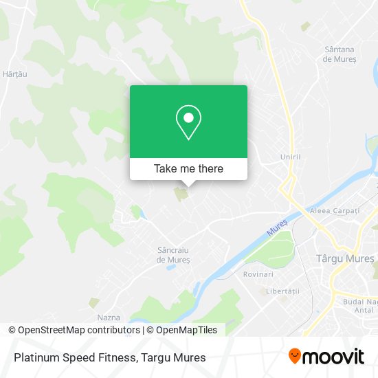 Platinum Speed Fitness map