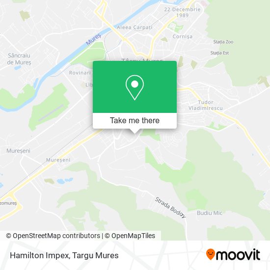 Hamilton Impex map