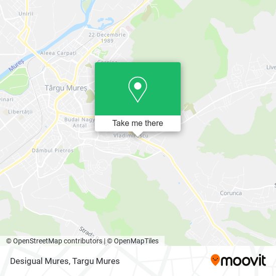 Desigual Mures map