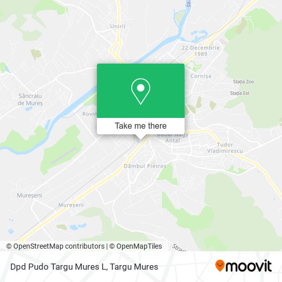 Dpd Pudo Targu Mures L map