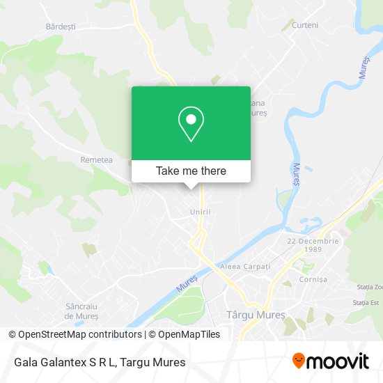 Gala Galantex S R L map