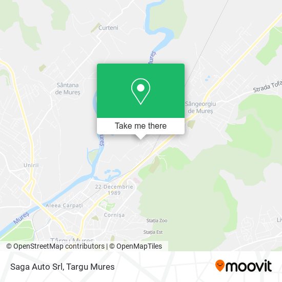 Saga Auto Srl map