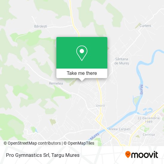 Pro Gymnastics Srl map