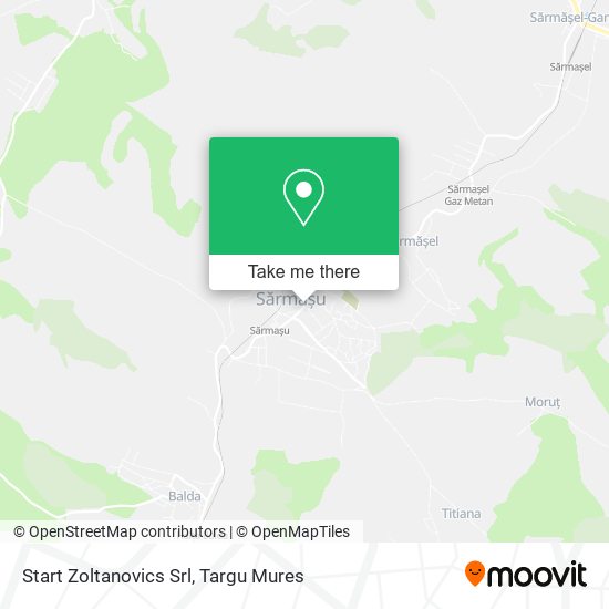 Start Zoltanovics Srl map