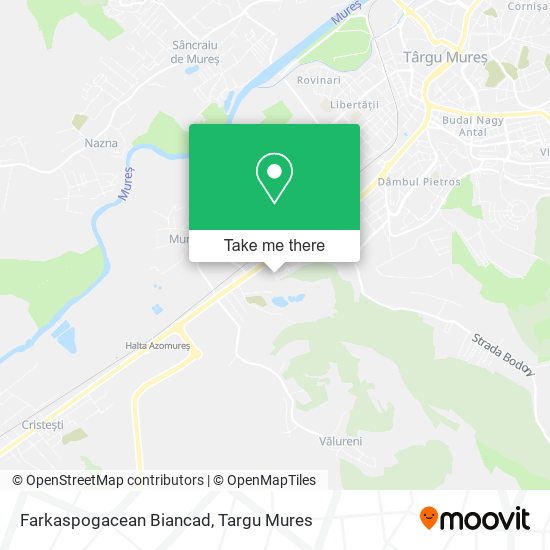 Farkaspogacean Biancad map