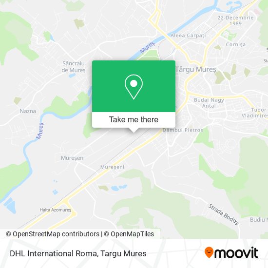 DHL International Roma map